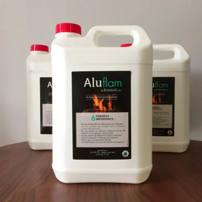 6 X 5 LITRES DE BIO ÉTHANOL DE QUALITÉ POUR CHEMINÉE ALUFLAM