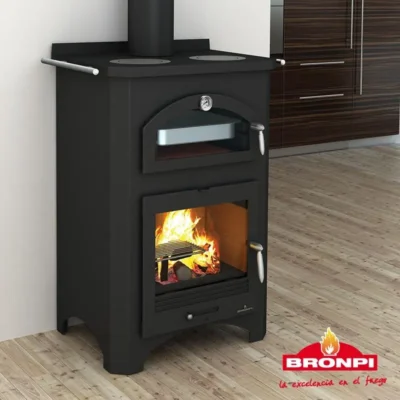 Cuisinière à bois avec four – BRONPI Monza 14 kW