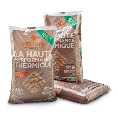 Granulés bois Piveteau – Palette 104 sacs de 10 kg – 15 kg