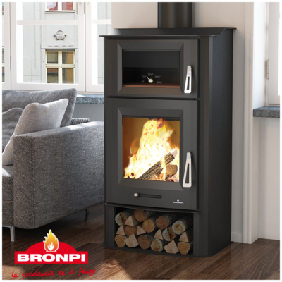 Poêle à bois avec four – BRONPI Tudela 13 kW