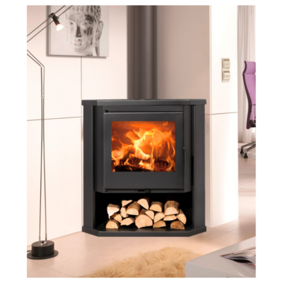 Poêle à bois d’angle – PANADERO Sintra 7 kW