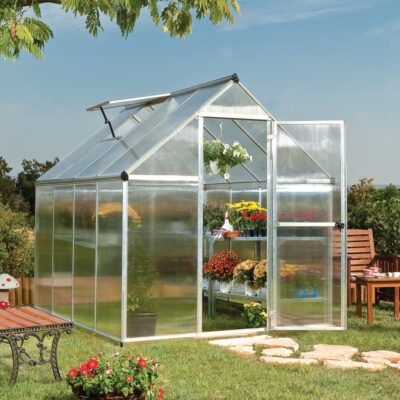 Serre polycarbonate Mythos alu 4.6 m² – Palram Canopia