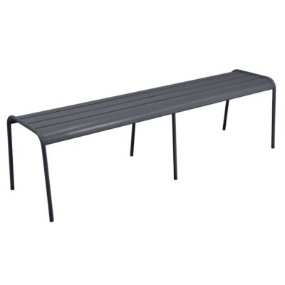 Banc Fermob Monceau XL acier l160 cm carbone