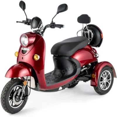 VELECO ZT63 Scooter électrique 3 roues Style rétro Senior Handicapé e-scooter 60V 650W