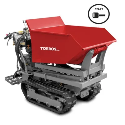 MINI DUMPER AVEC ÉLÉVATEUR À CISEAUX 500 KG démarrage elec Torros MRS500H6E